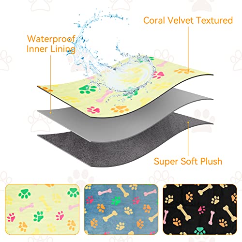 Rypet 3 Pack Waterproof Guinea Pig Blanket Small Animal Fleece Cage Liners Soft Warm Pet Pad Cover Flannel Throw For Guinea Pig Hamster Rabbit Chinchilla Hedgehog Ferret #TOP3