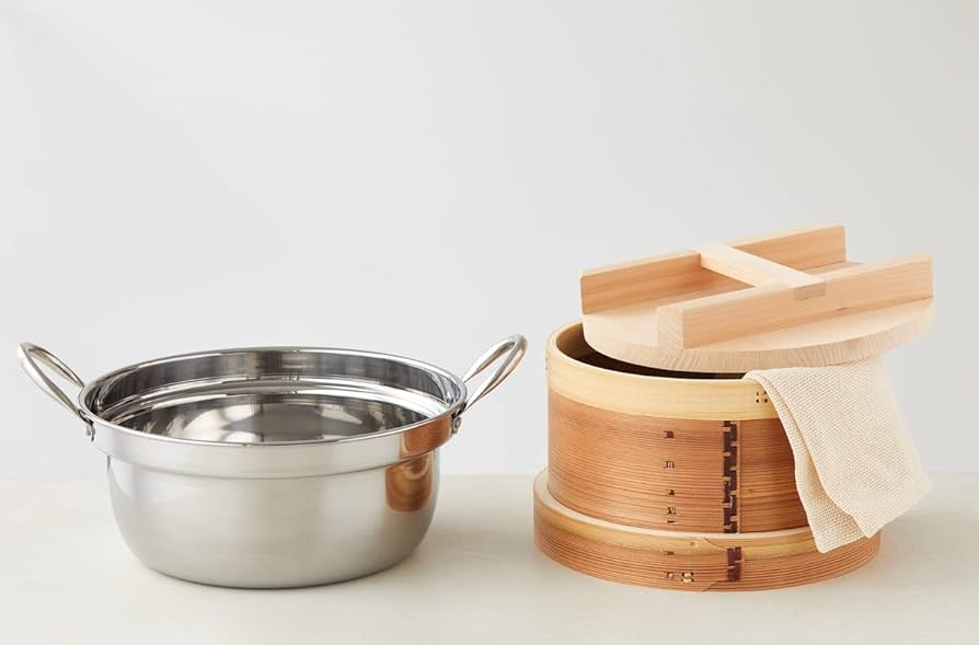 和蒸籠 Amazon.co.jp: [かごや] 杉 和せいろ 24cm 鍋セット [ガス・IH