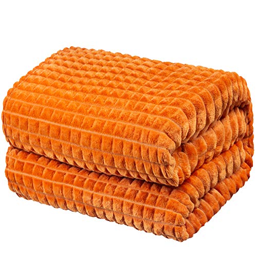 Malinad Waffel Fleece Throw Blankets |
