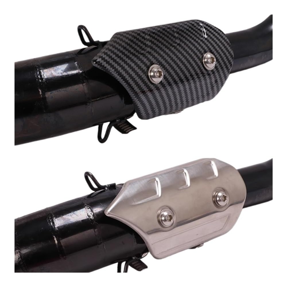 Deflectores Calor Escape Cubierta De Protección Térmica para Tubo Escape Motocicleta Universal Aislamiento Térmico Protector Silenciador Antiescaldaduras De 38mm A 45mm