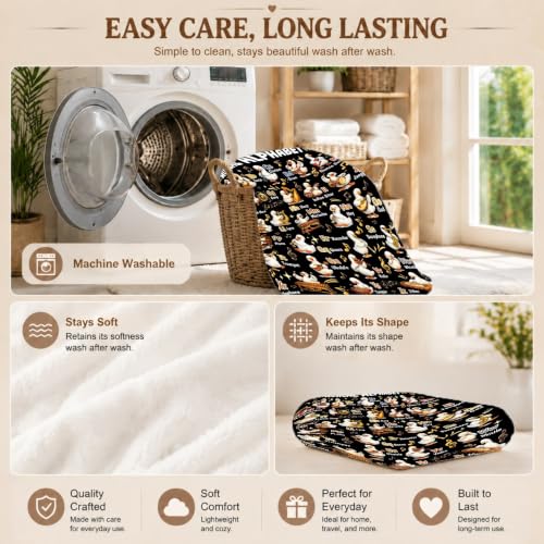 Audumbara Music Blanket Musical Instrument Gifts for Music Lovers 40''x50'' - image 5