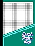  4x4 Graph Paper Notebook: Engineering Graph Paper, Grid paper 4x4, Each square measures, 4 Squares per inch, Large 8.5 x 11 Inches