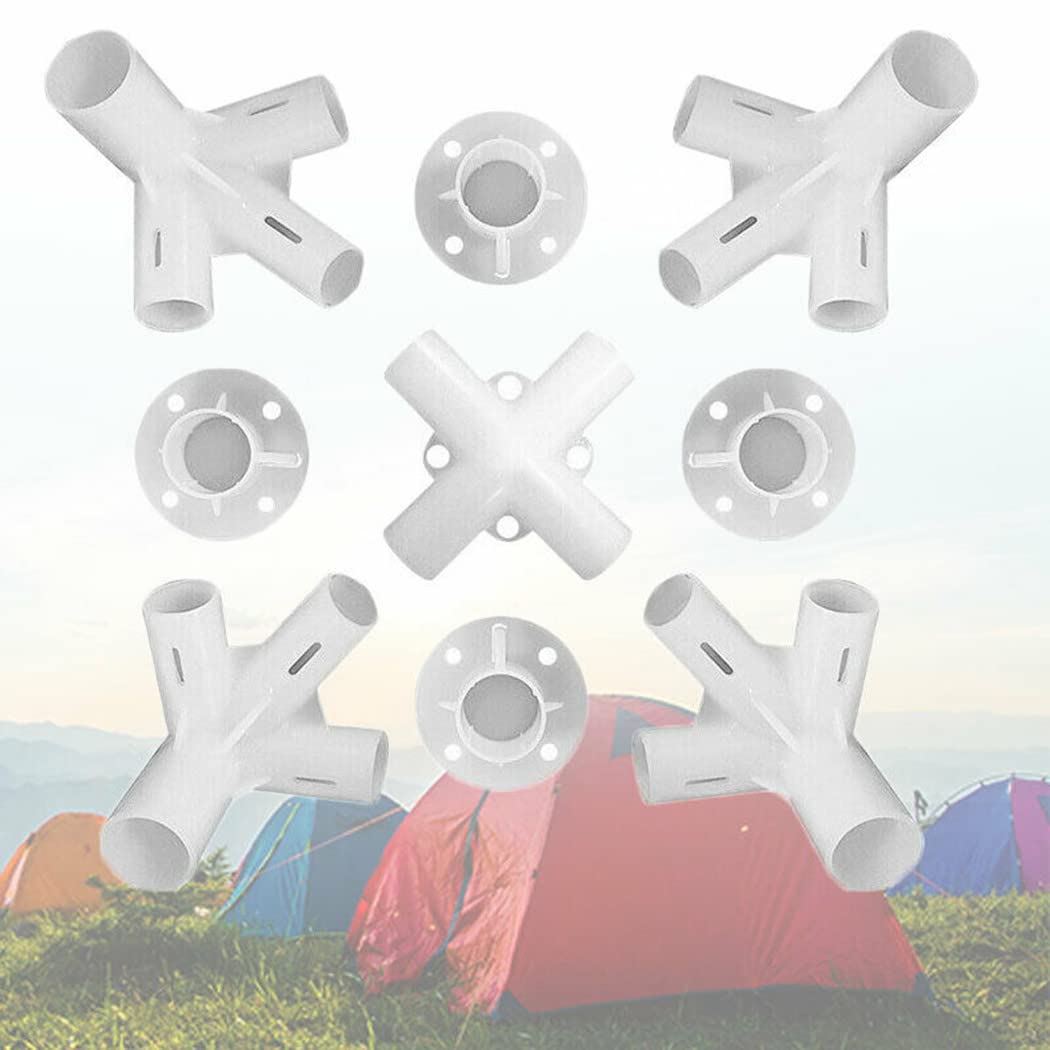 Eeneme Pavillon-Ersatzteile Set – 9-tlg. Mit Eckverbindern, Mittelverbinder & Füßen Für 3x3 M Zelte & Markisen