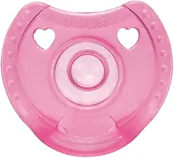 Kuka Chupeta Soft Comfort Bico Redondo Número 1 Rosa