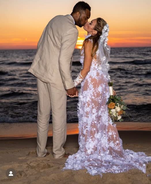 Miniatura 3 de Bohemian Wedding Veil with 3D flowers and pearls off-white light Ivory bridal veil white wedding veil Unique wedding veil (White) 100 cm long