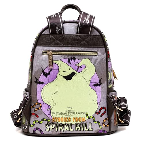 Wondapop Nightmare Before Christmas - Oogie Boogie 11" Vegan Leather Fashion Mini Backpack4