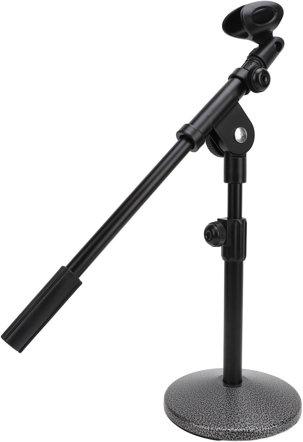 kh Desktop Microphone Boom Stand - Adjustable Height & Angle Table Mic Stand with Weighted Base & Mic Clip Holder for Podcast, Studio, Recording, Meeting, Lectures-image-31