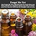 Art of the Root Forget Me Not Oil Handmade with Herbs & Essential Oils | Conjure, Wicca, Pagan & Magick | Enduring Love, Long Distance Relationships & Commitment Rituals