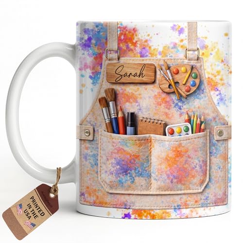 Taza personalizada para profesora con diseño elegante miniatura 1