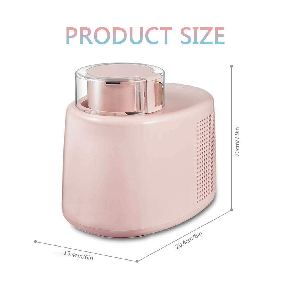 Máquina para Hacer Sorbete de Helado de Yogur Helado, Yogurt Helado Suave para Hacer Sorbete Suave Saludable, Sorbete, refrigeración de semiconductores