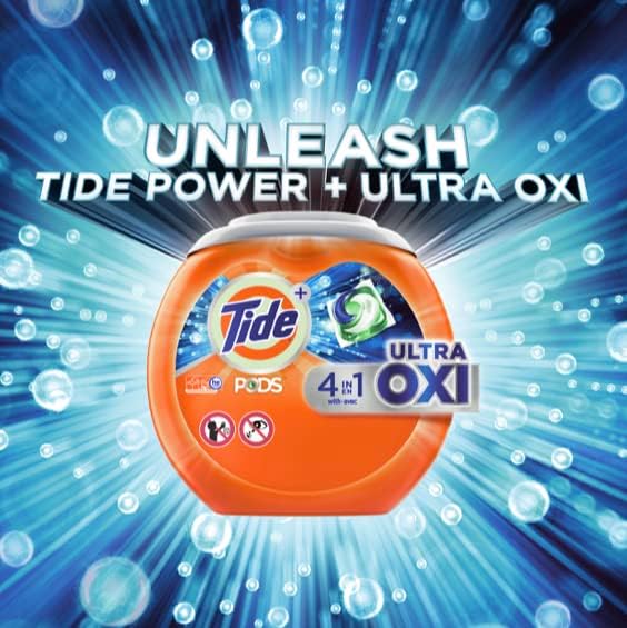 New 381928 Tide Pods 3 in 1 Ultra Oxi 43 Ct (4-Pack) Laundry Detergent Cheap Wholesale Discount Bulk Cleaning Laundry Detergent Hour - Image 4
