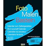 Foto, Malen, Basteln schwarz: Kalender zum Selbstgestalten