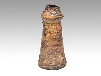 Amazon.co.jp: 四代 高橋楽斎造信楽窯 ワニ口花入 花生 花瓶