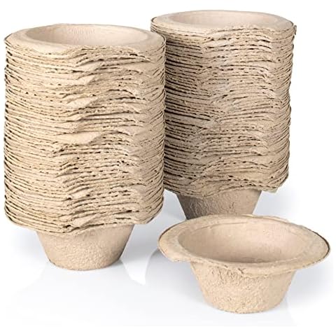 Easy Care Solutions | Disposable Pulp Sick Bowls with Rim | 1000ml | Pack of 50 (Pack of 50) Cover