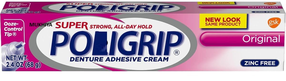 Poli-grip Denture Adhesive Cream 68g