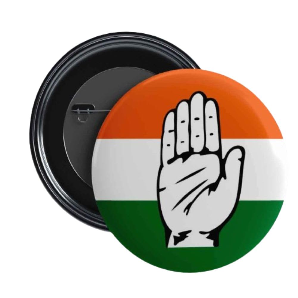 Nio Prints Vote for Your Party | Printed Round Election Pin Badges Party Political Campaig Symbols Ideal for Campaigns & Rallies