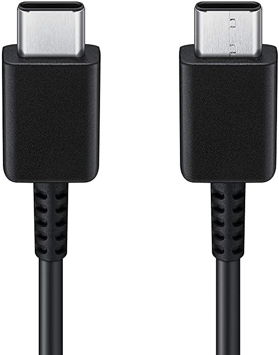 Image of Original 45W Charger Compatible with Samsung S23 Ultra| S23+| S22| S21 Ultra| S21 Plus 5G| Note 20 Ultra| S20| Type C to C - Black with 6 Months Warranty (2024W0719)