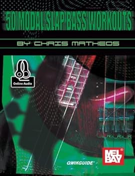 Paperback 50 Modal Slap Bass Workouts Book