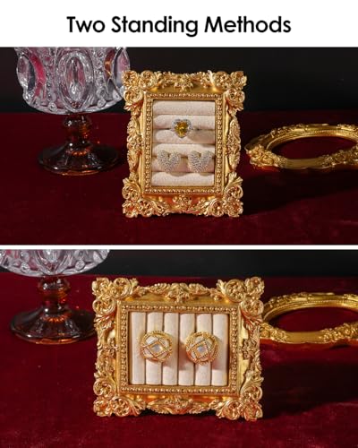 Présentoir à bagues COOLYOUTH plateau velours cadeau idéal bijoux