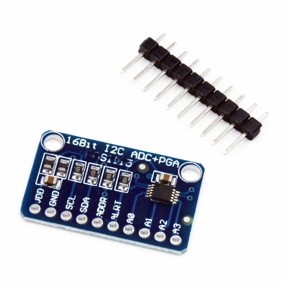 Hailege 2pcs 16 bit 16 byte 4 canali I2C IIC convertitore ADC PGA analogico a digitale con amplificatore a guadagno programmabile scheda di sviluppo del convertitore ADC