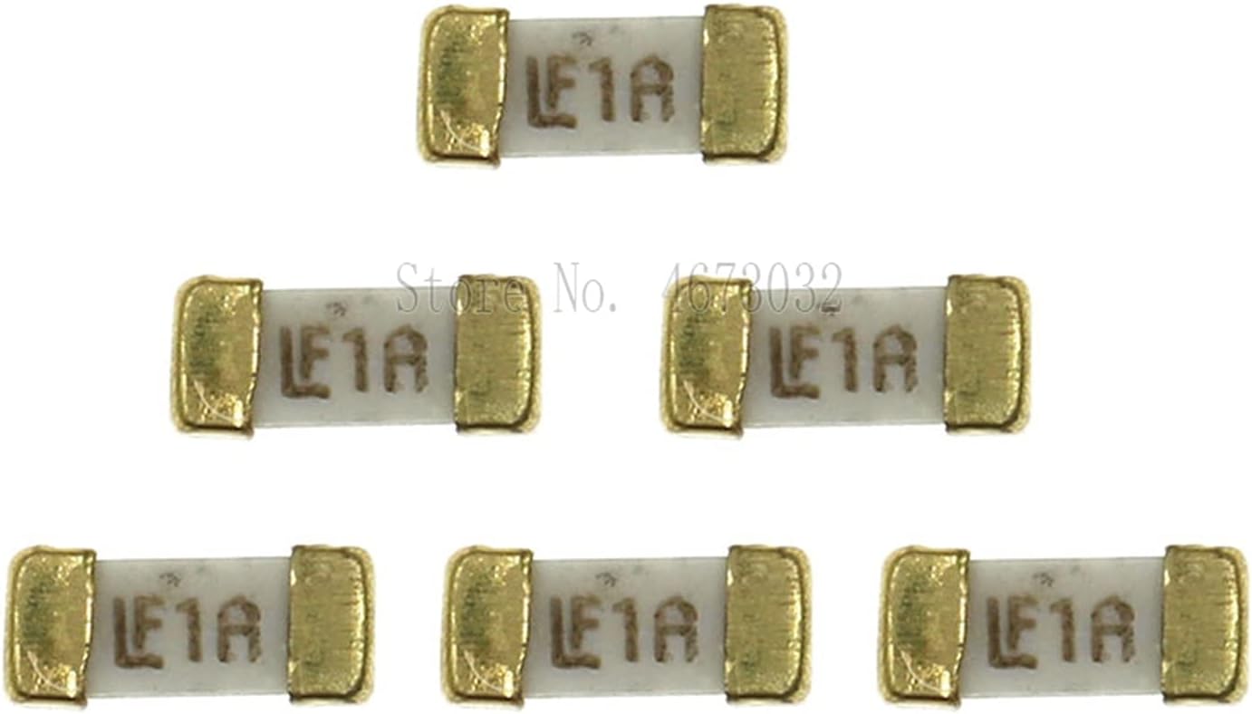 100 個 1808 125V 0451 SMD 速断ヒューズ 0.5A .75A 1A 2A 3A 4A 6. 8A 1 【オフプッシュセッ】