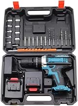 Cordless hammer drill set, with 2 batteries 21V 1.5 Ah, 25+3 Torque Adjustment, 2 Speed, Don Feliz