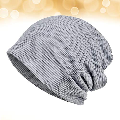 KESYOO turbante para quimioterapia feminino de algodão, gorro de caveira para pacientes com câncer e