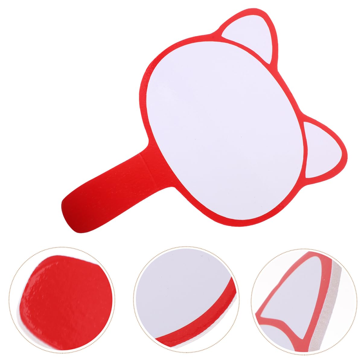 NUOBESTY 10pièces Panneaux Écrits Effaçables à Main Tableaux Blancs Unidirectionnels pour Compétitions Et Évaluations Modèle Chat