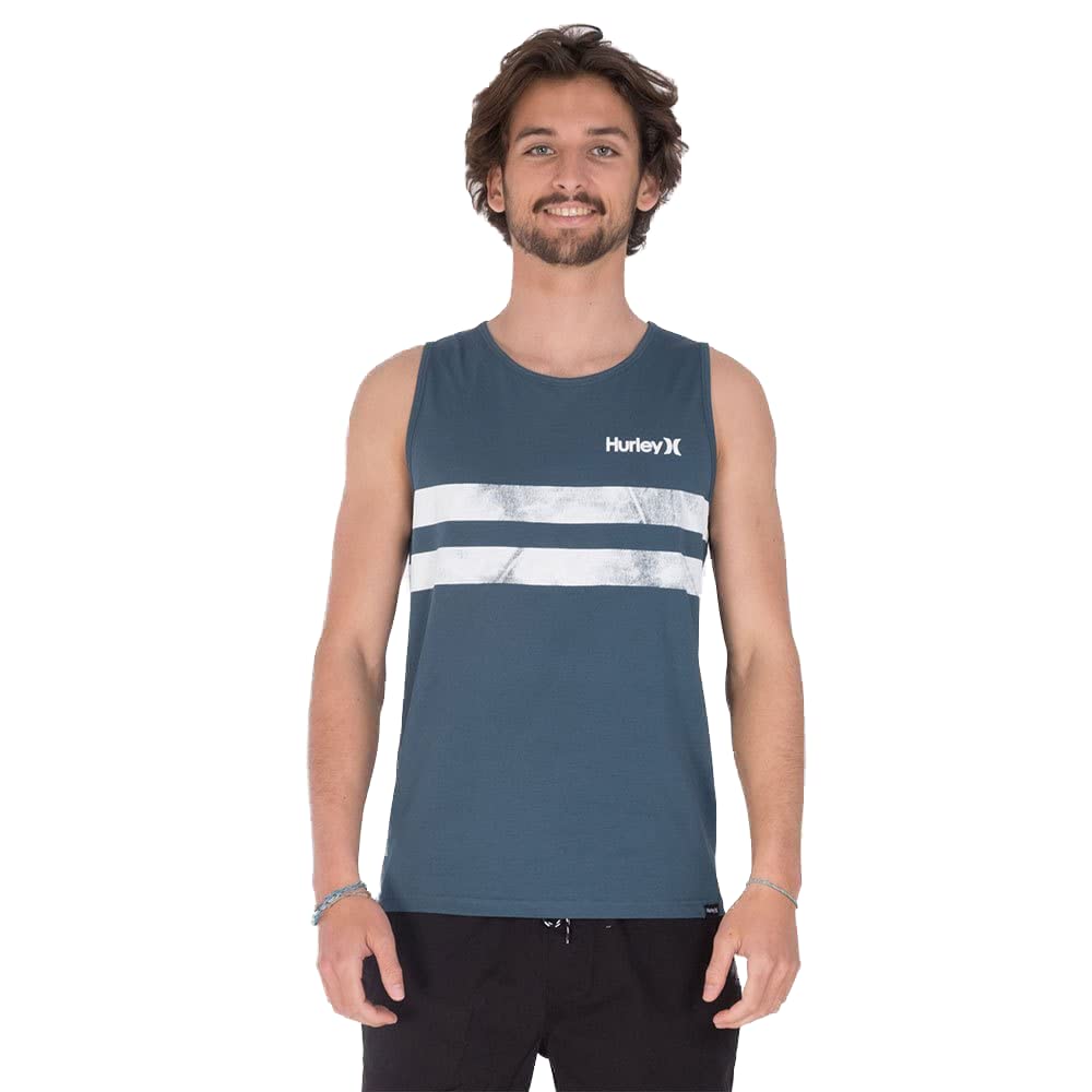 Hurley Men's M Oceancare Block Party Tank T-Shirt