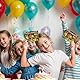 Olanstar 12x Kindergeburtstag Einladungskarten mit Gamer Pixelmotiv, inklusive 12 Umschlägen und 12 Aufklebern, perfekt für Kindergeburtstagseinladungen