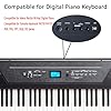 Best Digital piano Keyboard AC Power Supply and Adaptor 22 Recital Keyboard Power Cord,12V AC Power Adapter Compatible for Yamaha,Alesis Recital 88 Key Digital Piano Keyboard Replacement Power Supply #2