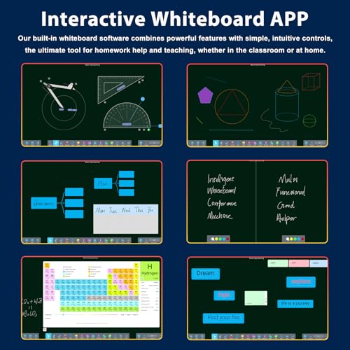 Image of 86 inch AI Touchscreen Smart Board,All-in-One Presentation Electronic Whiteboard 4K UHD Google EDLA-Certified Interactive Whiteboard for Office Classroom, Android 14, 8G+128G