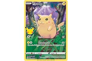 Pokémon Celebrations Pikachu Full Art Rare Holo + Surprise Card