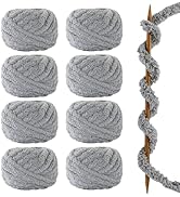 HOMBYS Soft Blue Tie Dye Velvet Loop Yarn, 6 Pack (9.8 yds Each) 51gvd5cmDPL. AC SR166,182