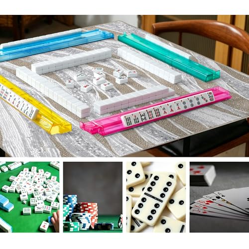 Tapete de Mahjong de onda moderna 33x33 pulgadas miniatura 3