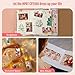 HPRT Mini Photo Printer for iPhone, Smartphone, Portable Instant Picture Printer with Bluetooth, Wireless Thermal Dye Sublimation Photo Printer CP2100 (Pink, Printer + 10 Sheets)