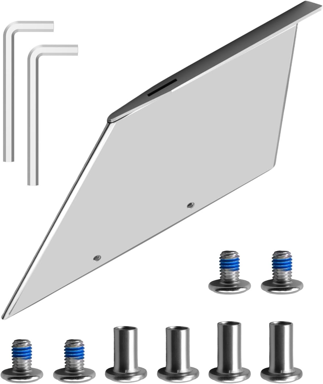 Replace 27051 Skeg Protector Guard Fits for Mercruiser Bravo 1 & Bravo 3 Mercury 1990-2023, Stainless Steel Skeg Repair Guard Kit