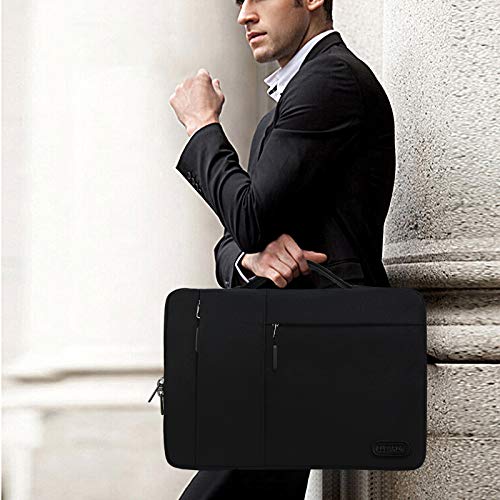 13-14 Inch Laptop Sleeve Bag Case Briefcase for Notebook Computer Ultrabook MacBook Air/Pro Waterproof Protective Tables Case Laptop Sleeve Case Portable Handle Laptop Bag,Black