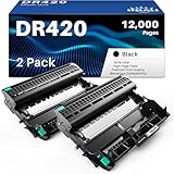 INK4U Compatible Drum Unit Replacement for DR420 Drum Unit to Use with HL-2270DW HL-2280DW HL-2230 HL-2240 MFC-7360N MFC-7860DW DCP-7065DN Printer (2 Pack, NOT Toner)