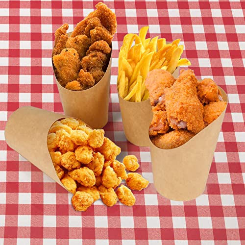 Bubble Waffle Bags, Stars, 50 Pieces, 14 oz Snack Containers, Chips Bags, Paper Popcorn Bags, Bubble Waffle Iron Cups for Take Party, Frozen Dessert, Baking Cakes - Image 5