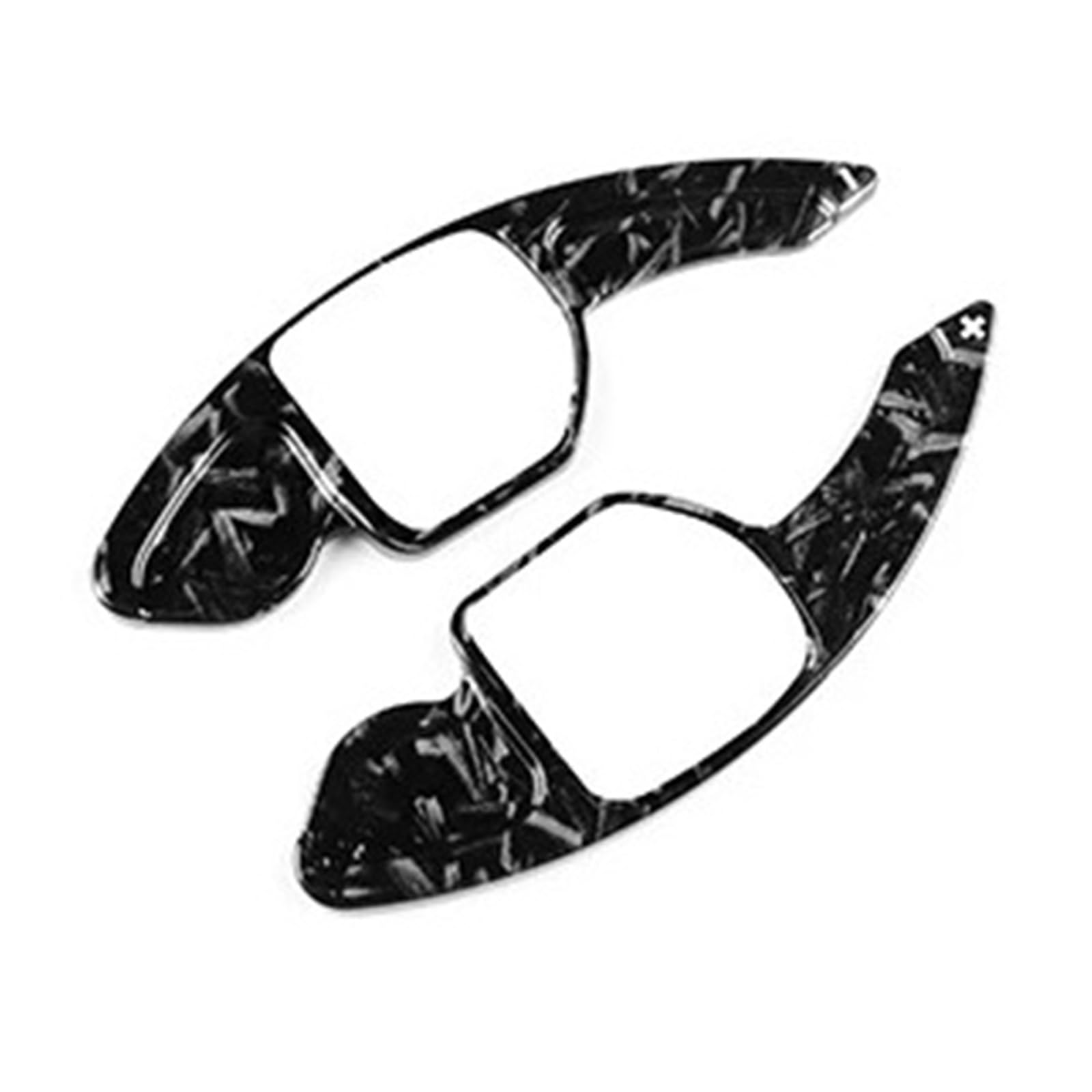 Zhangzhengyao Forged Carbon Car Steering Wheel Shifter Paddle For Seat For Leon For St For 5F For Fr For Cupra For Ateca For Ibiza 6P Arona For Tarraco Car Steering Wheel Shifter Sticker(Forged Carbon)