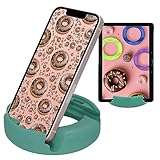 Holds smartphones or tablets up to ½” thick with the protective cases on. - Dimensions: 4” d x 1” h We recommend using the tablet in the horizontal position. Durable and sturdy design for everyday use Uses: FaceTime, video conferencing, video recordi...