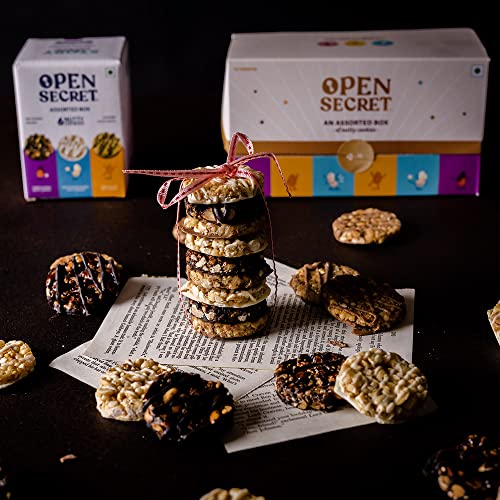 Image of Open Secret Coffee Lovers Pack| Bevzilla Instant Coffee Powder Box - 48 Sachets, Assorted Cookies Biscuits-Pack of 6| Healthey Morning /Evening Snack Combo