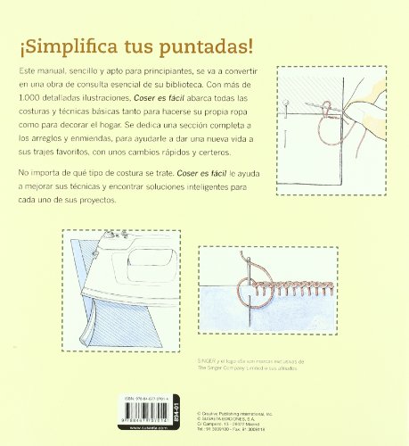 Coser es fácil. Guía ilustrada para coser a máquina