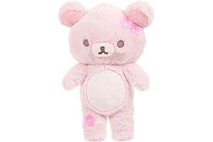 San-X Rilakkuma Original Plush Sweet Blossom Piggy Back Bear
