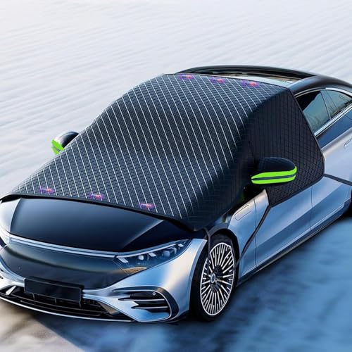 Frontscheibenabdeckung Winter, Windschutzscheibenabdeckung Auto...