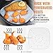 Air Fryer Parchment Paper 100 Liner Sheets 7.5 x 7.5 Compatible with Costzon 3.5 QT, BCP 12.4 QT, Enklov 5.5 QT, Kuppet 4.4 & 4.76 qt, Willsence XL 3.7 QT +More Airfryer Accessories