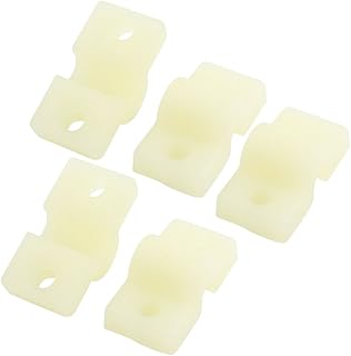 Aexit 5PCS RC Electrical equipment Aircraft Spare Part 4mm Dia Wire Slot Nylon Landing Gear Strap