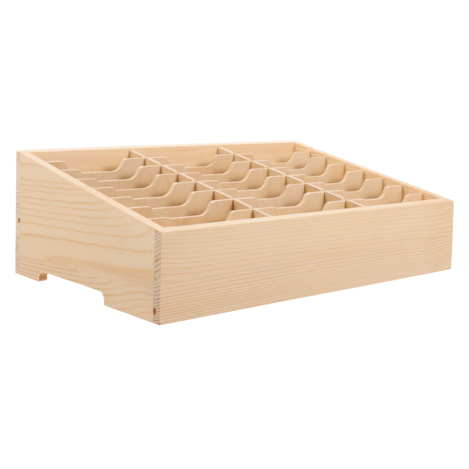 Caja Organizadora de Madera para Teléfonos con Múltiples Compartimentos Soporte Escritorio Seguro y Pulido para Oficina Aula y Sala de Reuniones Gestión Ordenada de Móviles y