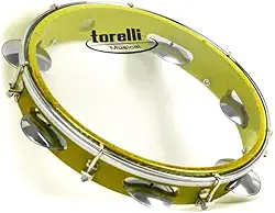 PANDEIRO INJETADO PELE NAILON TRANSPARENTE - AMARELO